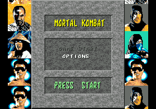 Заставка игры Mortal Kombat